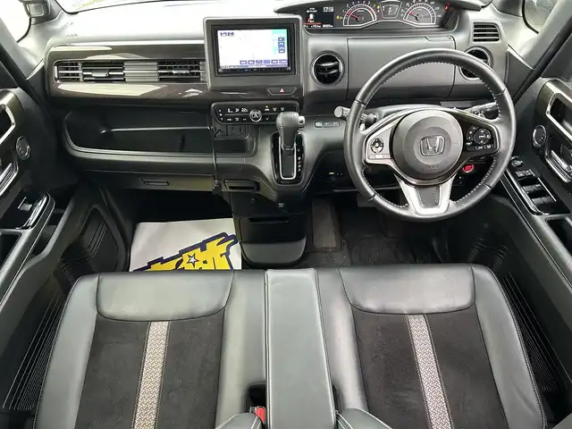 ホンダ Ｎ ＢＯＸ カスタム G L ターボ ホンダセンシング 栃木県 2019(令1)年 8.4万km クリスタルブラックパール ワンオーナー/ハーフレザーシート/純正SDナビ　Bluetooth DVD/フルセグ　TV/バックカメラ/ホンダセンシング/衝突軽減ブレーキ/誤発進抑制機能/近距離衝突軽減ブレーキ/歩行者事故軽減ステアリング/レーンキープアシスト/追従式クルーズコントロール/オートライト/コーナーセンサー/盗難防止装置/横滑り防止装置/純正フロアマット/純正15インチアルミホイール/ベンチシート/保証書/取扱説明書/記録簿
