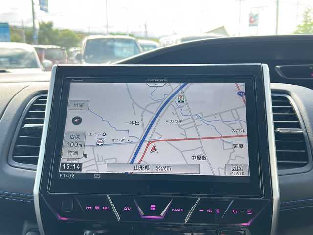 日産 セレナ オーテック スポーツスペック 山形県 2018(平30)年 6.1万km ダイヤモンドブラック ハイブリッド/社外9インチメモリーナビ/（DVD/Bluetooth/フルセグ）/アラウンドビューモニター/バックカメラ/ALPINEフリップダウンモニター/ハンズフリーパワースライドドア/車線逸脱防止支援システム/プロパイロット/インテリジェントエマージェンシーブレーキ/インテリジェントパーキングアシスト/LEDオートヘッドライト/フォグランプ/AUTECH17インチAW/電動パーキングブレーキ/運転席シートヒーター/スマートルームミラー/コーナーセンサー/ドライブレコーダー/ビルトインETC/スペアキー×１