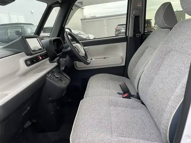 ダイハツ ムーヴ キャンバス ストライプス G 石川県 2022(令4)年 2万km シャイニングホワイトパール/サンドベージュメタリック 社外メモリーナビ/フルセグTV/バックカメラ/両側パワースライドドア/LEDヘッドライト/ドライブレコーダー/スマートアシスト/コーナーセンサー/シートヒーター/スマートキー/プッシュスタート/電動ミラー/ベンチシート/保証書