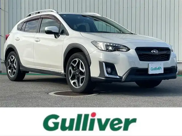 スバル インプレッサ ＸＶ 富山県 2017(平29)年 9.3万km クリスタルホワイトP ブラックレザーセレクション／/純正８インチナビ／/フルセグＴＶ／/ＤＶＤ再生／/Ｂｌｕｅｔｏｏｔｈ／/Ｂカメラ／/Ｄレコーダー／/ビルトインＥＴＣ／/レーダークルーズコントロール／/レーンキープアシスト／/前席シートヒーター／/前席パワーシート//LEDオートライト//フォグライト//コーナーセンサー