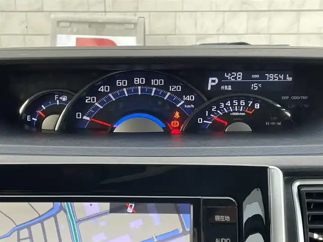 ダイハツ タント カスタム RS SA 山口県 2014(平26)年 8万km パープル スマートアシスト/純正ナビ/フルセグ/バックカメラ/Bluetooth/プッシュスタート/両側パワースライドドア/ドライブレコーダー/スマートキー/ベンチシート/フロアマット/横滑り防止装置/オートライト/LEDヘッドライト