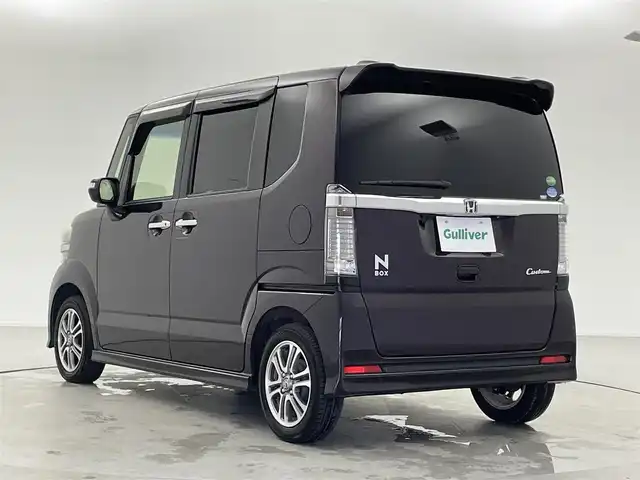 ホンダ Ｎ ＢＯＸ カスタム G Lパッケージ 福井県 2016(平28)年 6.5万km プレミアムベルベットパープル・パール 純正SDナビ(VXM-164VFi)/　【CD/DVD/BT/TV】/両側パワースライドドア/純正14インチAW/純正フロアマット/ビルトインETC/バックカメラ/オートライト/ドアバイザー/ドライブレコーダー/電動格納ミラー/スマートキー/エンジンプッシュスタート/スペアキー×1