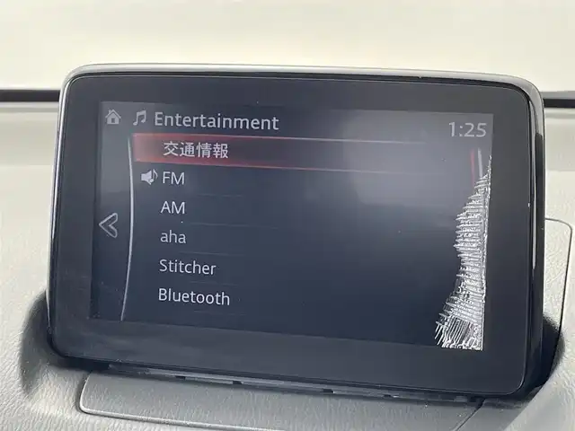 マツダ デミオ XD 群馬県 2017(平29)年 6.2万km ソニックシルバーM マツダコネクトナビ　Ｂｌｕｅｔｏｏｔｈ　バックカメラ　純正アルミホイール１５インチ　ＥＴＣ　スマートキー　プッシュスタート　スペアキー　ステアリングスイッチ　ＭＴモード付　電格ミラー　ターボ　禁煙車