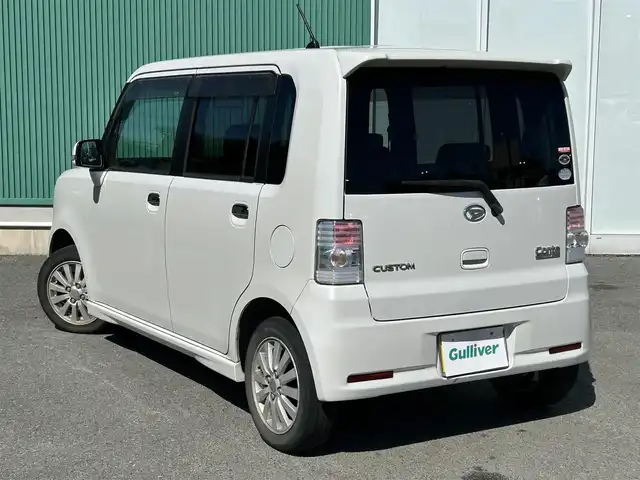ダイハツ ムーヴ コンテ カスタム Xリミテッド 福岡県 2011(平23)年 9.7万km パールホワイトⅢ スマートキー/SDナビ/Bluetoothオーディオ/ワンセグTV/USB接続/純正フロアマット/純正アルミホイール