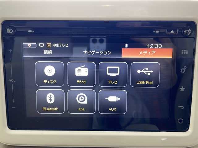 スズキ ラパン X 岐阜県 2016(平28)年 6.9万km コフレピンクパールメタリック/ホワイト2トーンルーフ 純正ナビ/CD/DVD/Bluetooth/AppleCarPlay/AndroidAuto/フルセグTV/シートヒーター/衝突軽減ブレーキ/電動格納ミラー/純正フロアマット/純正ドアバイザー/純正14インチアルミホイール