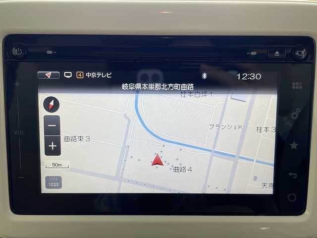 スズキ ラパン X 岐阜県 2016(平28)年 6.9万km コフレピンクパールメタリック/ホワイト2トーンルーフ 純正ナビ/CD/DVD/Bluetooth/AppleCarPlay/AndroidAuto/フルセグTV/シートヒーター/衝突軽減ブレーキ/電動格納ミラー/純正フロアマット/純正ドアバイザー/純正14インチアルミホイール