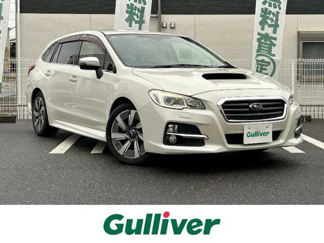スバル レヴォーグ 1．6GT アイサイト 三重県 2014(平26)年 8.5万km クリスタルホワイトP 登録時84682km/禁煙車/純正ナビ【CN-R300D】/（AM/FM/TV/Bluetooth/HDMI）/フルセグTV/バックカメラ/ETC/レーダークルーズコントロール/ステアリングスイッチ/パドルシフト/アイドリングストップ/アイサイト/衝突軽減システム/レーンキープアシスト/オートライト/純正アルミ/プッシュスタート/スペアキー