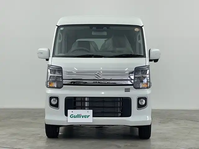 スズキ エブリィ ワゴン PZターボ スペシャル ハイルーフ 群馬県 2025(令7)年 0.1千km パールホワイト 届出済未使用車　９Km/衝突被害軽減ブレーキ/レーンアシスト/純正７インチナビ/Bluetooth/AppleCarPlay/AndroidAuto/バックカメラ/両側パワースライドドア/オートステップ（左側）/アイドリングストップ/リアコーナーセンサー/ステアリングリモコン/シートヒーター（運転席）/オートライト/オートハイビーム/LEDヘッドライト/ハロゲンフォグライト/ヘッドライトレベライザー/電動格納ミラー/ウィンカーミラー/純正AW/革巻きステアリング/プッシュスタート/スマートキー