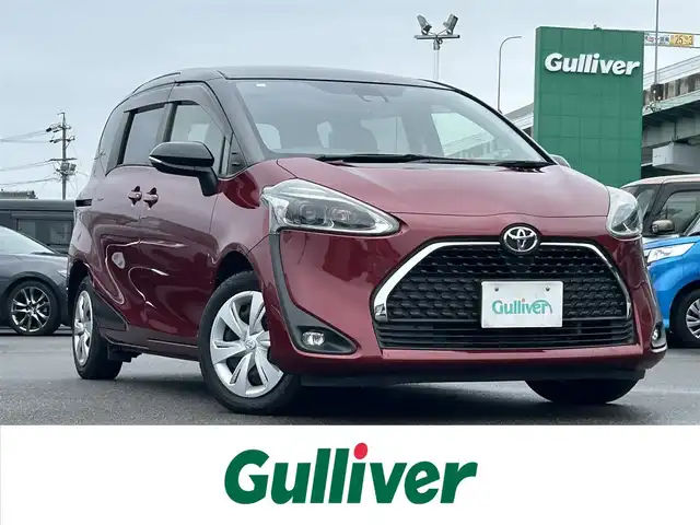 トヨタ シエンタ ファンベースG 愛知県 2019(平31)年 8.7万km ブラックマイカ/センシュアルレッドマイカ スマートキー/プッシュスタート/社外ナビ/フルセグTV/BT/バックカメラ/ビルトインETC/両側パワースライドドア /トヨタセーフティセンス/アイドリングストップ/純正フロアマット/純正ドアバイザー