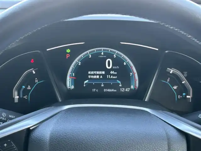 ホンダ シビック セダン 大阪府 2018(平30)年 1.5万km コスミックブルーメタリック 純正SDナビ（フルセグ/BT/USB/DVD)/バックカメラ/クルーズコントロール/衝突被害軽減システム/レーンキープアシスト/横滑り防止装置/シートヒーター/アイドリングストップ/ワンオーナー/MTモード付AT/純正LEDライト/純正LEDライト/純正フロアマット/フロントフォグランプ/ビルトインETC/スペアキー1本/保証書/取扱説明書