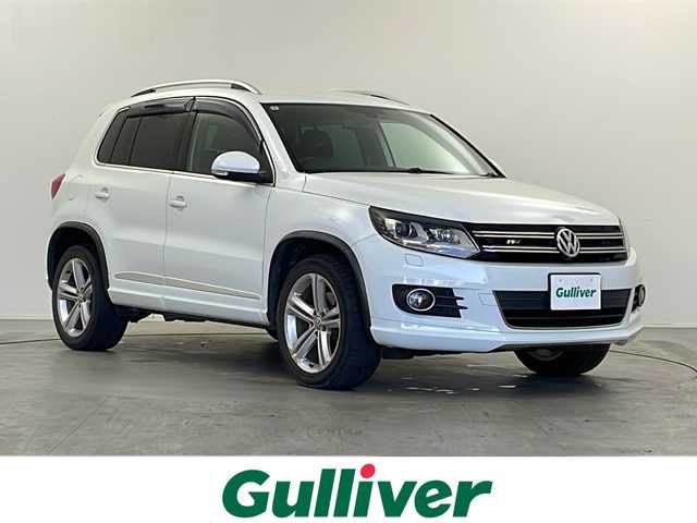 フォルクスワーゲン ティグアン TSI BMテクノ Rライン 栃木県 2015(平27)年 6.9万km 白 純正ナビ/（BT/フルセグ/CD/DVD/AM/FM）/横滑り防止/アイドリングストップ/ETC/バックカメラ/MTモード付AT/純正アルミホイール/純正フロアマット