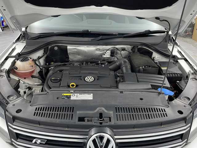 フォルクスワーゲン ティグアン TSI BMテクノ Rライン 栃木県 2015(平27)年 6.9万km 白 純正ナビ/（BT/フルセグ/CD/DVD/AM/FM）/横滑り防止/アイドリングストップ/ETC/バックカメラ/MTモード付AT/純正アルミホイール/純正フロアマット