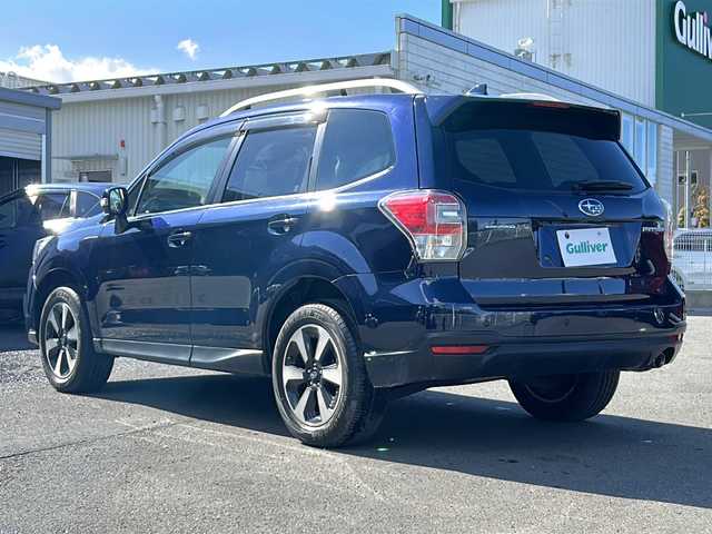 スバル フォレスター Xブレイク 山梨県 2017(平29)年 1.7万km ダークブルーパール アイサイト/　・プリクラッシュブレーキ/　・車線逸脱警報機能/　・スバルリヤビークルディテクション/　・全車速追従機能付きクルーズコントロール/　・車線逸脱抑制機能/社外ディスプレイオーディオ/　(BT/AppleCaｒＰｌａｙ/AndroidAuto/USＢ）/LEDオートライト/LEDフォグランプ/ハーフレザーシート/シートヒーター/純正17インチアルミホイール/ルーフレール/パドルシフト/コーナーセンサー/リモコンキー/ビルトインETC