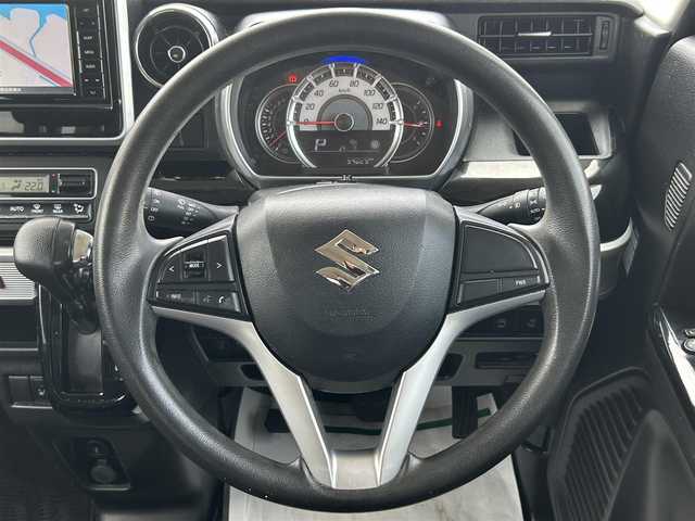 スズキ スペーシア カスタム HYBRID GS 兵庫県 2018(平30)年 5.4万km ブルーイッシュブラックパール3 バックカメラ/Bluetooth接続/純正アルミホイール/ビルトインETC/パワースライドドア/スイッチスタート/LEDヘッドライト/社外SDナビ/フルセグTV/ウィンカーミラー/シートヒーター/USB入力端子/フォグランプ/オートライト/CD/DVD再生機能