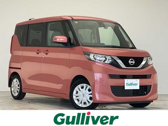 日産 ルークス X 愛知県 2020(令2)年 4.6万km ブロッサムピンク 衝突軽減システム/純正７型SDナビ/全方位カメラ/パワースライドドア/バックカメラ/コーナーセンサー/オートライト/イージーオープン機能/ドライブレコーダー/衝突軽減システム/フルセグ/CD/DVD/Bluetooth/ステアリングスイッチ/スマートキー/プッシュスタート