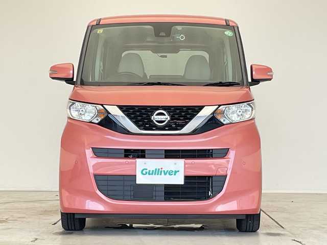 日産 ルークス X 愛知県 2020(令2)年 4.6万km ブロッサムピンク 衝突軽減システム/純正７型SDナビ/全方位カメラ/パワースライドドア/バックカメラ/コーナーセンサー/オートライト/イージーオープン機能/ドライブレコーダー/衝突軽減システム/フルセグ/CD/DVD/Bluetooth/ステアリングスイッチ/スマートキー/プッシュスタート