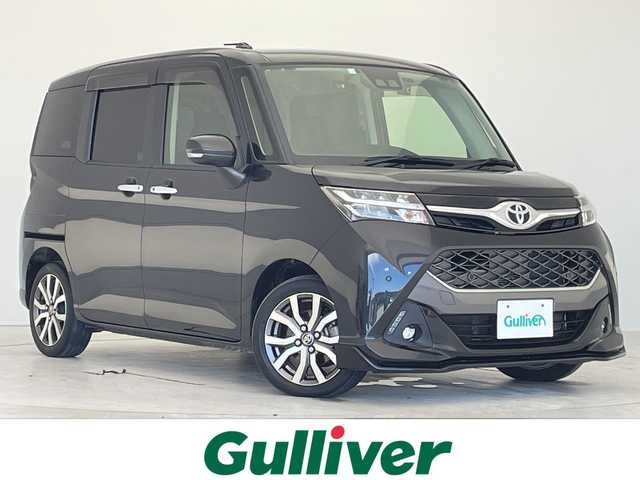 トヨタ タンク カスタムG－T 愛知県 2019(令1)年 3.9万km ブラックマイカメタリック 純正9型ナビ/両側パワースライドドア/クルーズコントロール/シートヒーター/バックカメラ/コーナーセンサー/純正アルミホイール/LEDヘッドライト/オートマチックハイビーム/ドライブレコーダー/ETC/衝突軽減システム/CD DVD/Bluetooth/ステアリングスイッチ/スマートキー/プッシュスタート