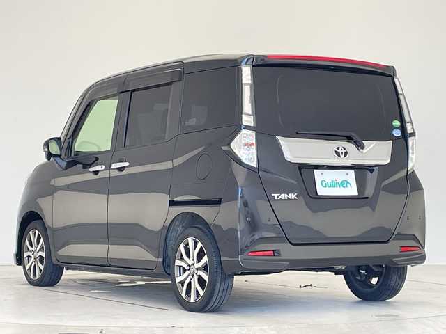 トヨタ タンク カスタムG－T 愛知県 2019(令1)年 3.9万km ブラックマイカメタリック 純正9型ナビ/両側パワースライドドア/クルーズコントロール/シートヒーター/バックカメラ/コーナーセンサー/純正アルミホイール/LEDヘッドライト/オートマチックハイビーム/ドライブレコーダー/ETC/衝突軽減システム/CD DVD/Bluetooth/ステアリングスイッチ/スマートキー/プッシュスタート