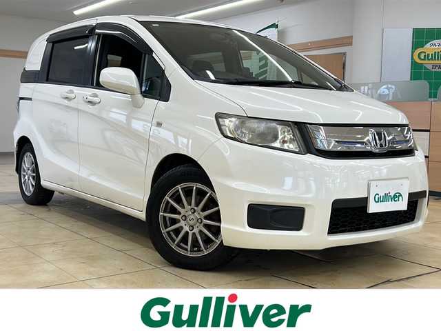 ホンダ フリード スパイク G ジャストセレクション 道央・札幌 2010(平22)年 9.3万km プレミアムホワイトパール ・4WD/・社外ナビ/フルセグTV/SD/BT/・バックカメラ/・ドライブレコーダー/・左側パワースライドドア/・ETC/・ワイパーデアイサー/・キーフリーシステム/・ドアバイザー/・電格ミラー/・ミラーヒーター