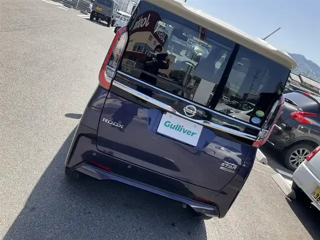 日産 ルークス HWS X プロパイロットED 滋賀県 2020(令2)年 3.6万km パープルⅡ 走行支援システム/エマージェンシーブレーキ、車線逸脱警報/踏み間違い衝突防止アシスト、標識検知機能/プロパイロット/純正9インチナビ/Bluetooth、CD、DVD、フルセグテレビ/アラウンドビューモニター/バックカメラ/ETC/両側パワースライドドア/ハンズフリースライドドア/純正前ドライブレコーダー（ナビ連動）/LEDヘッドライ/LEDフォグランプ/電子パーキング/オートブレーキホールド/コーナーセンサー/取扱説明書/保証書/