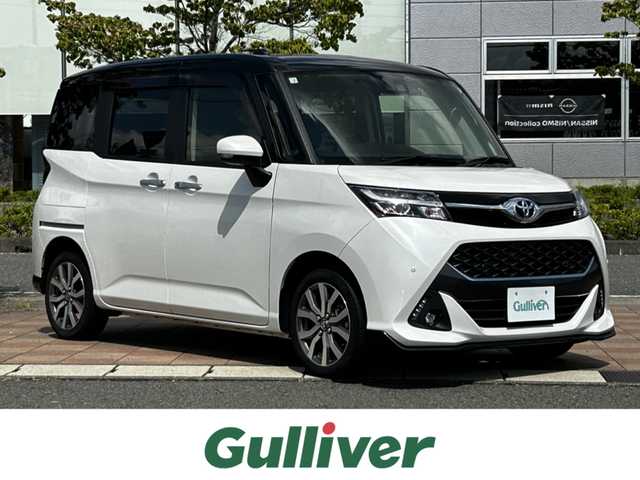 トヨタ タンク カスタムG－T 福島県 2020(令2)年 2.9万km ブラックマイカメタリック/パールホワイト2トーン 純正ナビゲーション/型番：NSZT-W68T/【CD/DVD/SD/BT/TV】/ドライブレコーダー/ビルトインETC/両側電動スライドドア/衝突警報機能/衝突回避支援ブレーキ機能/クルーズコントロール/車線逸脱警報機能/アイドリングストップ/LEDオートライト/LEDフォグランプ/リアドアロールサンシェード/純正フロアマット/ドアバイザー