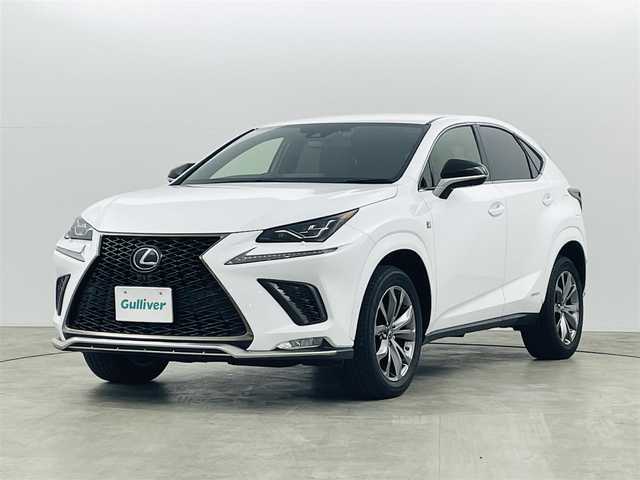 レクサス ＮＸ 300h Fスポーツ 福島県 2020(令2)年 3.1万km ホワイトノーヴァガラスフレーク レクサスセーフティセンス/・プリクラッシュセーフティ/・レーントレーシングアシスト/・レーダークルーズコントロール/・アダプティブハイビーム/・オートマチックハイビーム/・ロードサインアシスト/純正ディスプレイオーディオナビ/・フルセグTV/BT/AUX/USB/CD/DVD/FM/AM/・Miracast/・ビルトインETC2.0/・バックカメラ/・アラウンドビューモニター/・前方ドライブレコーダー/レザーシート/・D+N席シートヒーター/・D+N席エアシート/・D+N席パワーシート/・メモリーシート/革張りステアリング/・ステアリングスイッチ/・パドルシフト/・ステアリングヒーター/電動リアゲート/電子パーキング/・オートブレーキホールド/ブラインドスポットモニター/電動格納ミラー/・ウィンカーミラー/・オートミラー/プッシュスタート/・スマートキー/・スペアキー1本/・カードキー1枚/LEDヘッドライト/・オートライト/・フォグランプ/コーナーセンサー/純正フロアマット/純正18インチAW