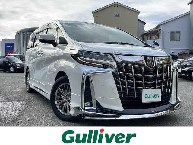 トヨタ アルファード SC 大阪府 2019(平31)年 11.9万km ホワイトパールクリスタルシャイン ワンオーナー/11インチアルパインメモリナビ/・AM/FM/CD/DVD/Bluetooth/・フルセグテレビ/サンルーフ/フリップダウンモニター/バックカメラ/ビルトインETC/ドライブレコーダー/レーダークルーズコントロール/衝突軽減ブレーキ/デジタルインナーミラー/レーンキープアシスト/アイドリングストップ/横滑り防止装置/盗難防止装置/電動パーキングブレーキ/両側パワースライド/前後コーナーセンサー/メモリシート（D席）/パワーシート（D席+N席）/エアシート（D席+N席）/シートヒーター（D席+N席）/LEDヘッドライト/オートマチックハイビーム/オートライト/ダブルオートエアコン/プッシュスタートボタン/スマートキー×2/ステアリングリモコン/革巻きステアリング/純正17インチアルミホイール/12V充電器/USBジャック/純正フロアマット/ドアバイザー/ステアリングヒーター/保証書/取扱説明書
