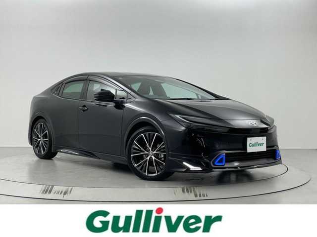 トヨタ プリウス Z 徳島県 2024(令6)年 0.1万km アティチュードブラックマイカ 純正12.3インチディスプレイオーディオ（BT/AM/FM）/フルセグTV/ETC2.0/ドライブレコーダー/トヨタセーフティーセンス/トヨタチームメイト/アラウンドビューモニター/パノラミックモニター/プリクラッシュセーフティ/横滑り防止装置/盗難防止装置/レーンキープアシスト/ステアリングヒーター/パワーバックドア