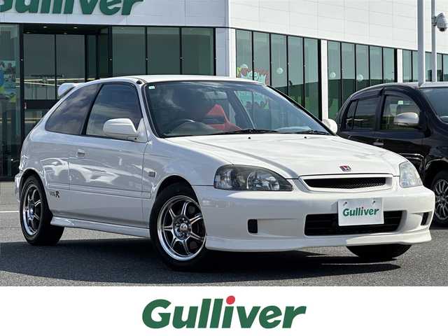 ホンダ シビック タイプR 島根県 1999(平11)年 18.8万km チャンピオンシップホワイト 5MT/CDオーディオ(DEH-P510)/社外15インチAW/D/N席レカロシート/HIDヘッドライト/パワーステアリング/ABS/保証書/取扱説明書