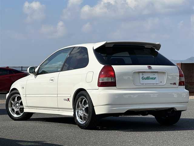 ホンダ シビック タイプR 島根県 1999(平11)年 18.8万km チャンピオンシップホワイト 5MT/CDオーディオ(DEH-P510)/社外15インチAW/D/N席レカロシート/HIDヘッドライト/パワーステアリング/ABS/保証書/取扱説明書
