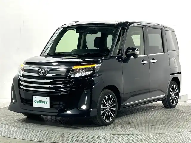 トヨタ ルーミー カスタムG－T 大阪府 2022(令4)年 2万km ブラックマイカメタリック ALPINEナビ(フルセグ/DVD再生/Bluetooth) 衝突軽減 レーダークルコン クリアランスソナー レーンアシスト 両側パワースライドドア シートヒーター オートライト スマートキー