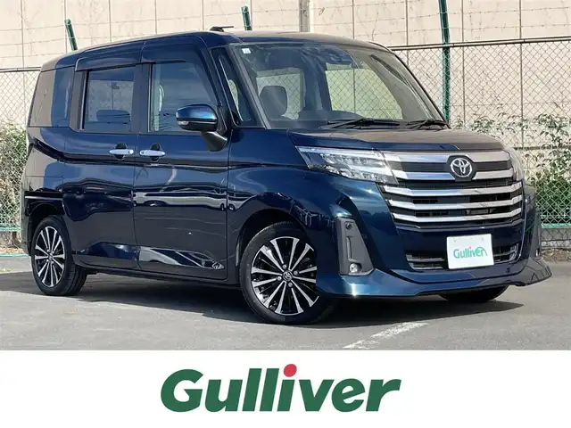トヨタ ルーミー カスタムG－T 東京都 2020(令2)年 5.7万km レーザーブルークリスタルシャイン 純正9型ナビ/TV/CD/DVD/パノラミックビューモニター/追従クルーズ/両側電動ドア/ビルトインETC2.0/ドライブレコーダー/衝突回避支援ブレーキ機能/クリアランスソナー/純正LEDヘッドライト