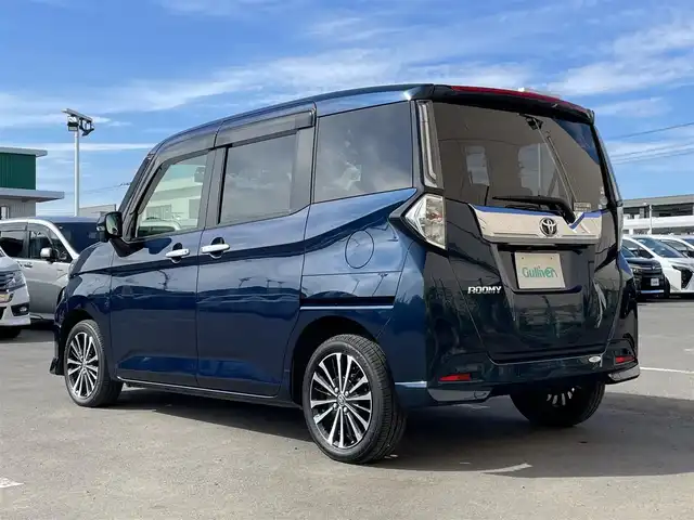 トヨタ ルーミー カスタムG－T 東京都 2020(令2)年 5.7万km レーザーブルークリスタルシャイン 純正9型ナビ/TV/CD/DVD/パノラミックビューモニター/追従クルーズ/両側電動ドア/ビルトインETC2.0/ドライブレコーダー/衝突回避支援ブレーキ機能/クリアランスソナー/純正LEDヘッドライト