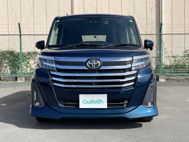 トヨタ ルーミー カスタムG－T 東京都 2020(令2)年 5.7万km レーザーブルークリスタルシャイン 純正9型ナビ/TV/CD/DVD/パノラミックビューモニター/追従クルーズ/両側電動ドア/ビルトインETC2.0/ドライブレコーダー/衝突回避支援ブレーキ機能/クリアランスソナー/純正LEDヘッドライト