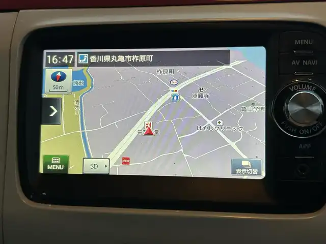 スズキ ラパン ショコラ X 香川県 2014(平26)年 6.9万km カシスピンクパールメタリック 登録時走行距離：68872km/純正ナビゲーション/【地デジ/BT/SD/idod】/衝突被害軽減ブレーキ/バックカメラ/ビルトインETC/アイドリングストップ/HIDヘッドライト/オートライト/横滑り防止装置/誤発進抑制装置/電動格納ミラー/純正フロアマット/ベンチシート/スマートキー/スペアキー