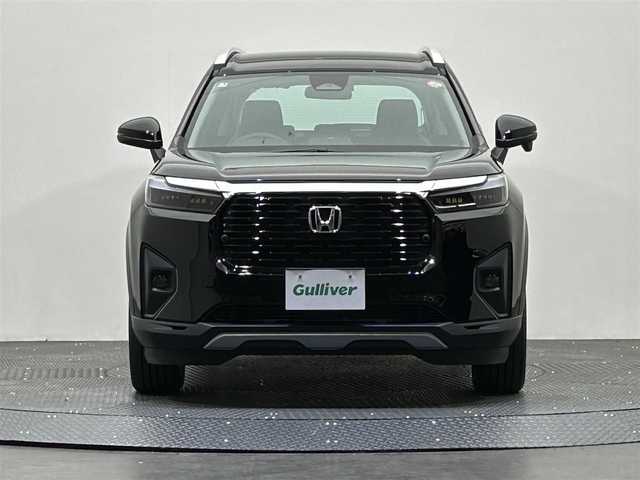 ホンダ ＷＲ－Ｖ Z+ ブラックスタイル 愛媛県 2025(令7)年 0.2万km クリスタルブラックパール ・１０型ポータブルナビ（ワンセグＴＶ・ＢＴ・ＳＤ・ＵＳＢ接続）/・クルーズコントロール　/・レーンキープアシスト　/・ステアリングリモコン　/・前後コーナーセンサー　/・衝突軽減ブレーキ　/・スペアキー