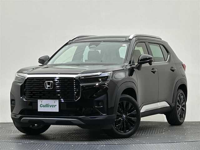 ホンダ ＷＲ－Ｖ Z+ ブラックスタイル 愛媛県 2025(令7)年 0.2万km クリスタルブラックパール ・１０型ポータブルナビ（ワンセグＴＶ・ＢＴ・ＳＤ・ＵＳＢ接続）/・クルーズコントロール　/・レーンキープアシスト　/・ステアリングリモコン　/・前後コーナーセンサー　/・衝突軽減ブレーキ　/・スペアキー