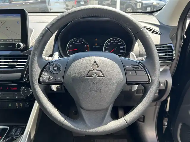 三菱 エクリプス クロス M 茨城県 2024(令6)年 0.3万km アメジストブラック 後期型モデル/メーカーナビ/アラウンドビューモニター/シートヒーター/クルーズコントロール/パドルシフト/ステアリングスイッチ