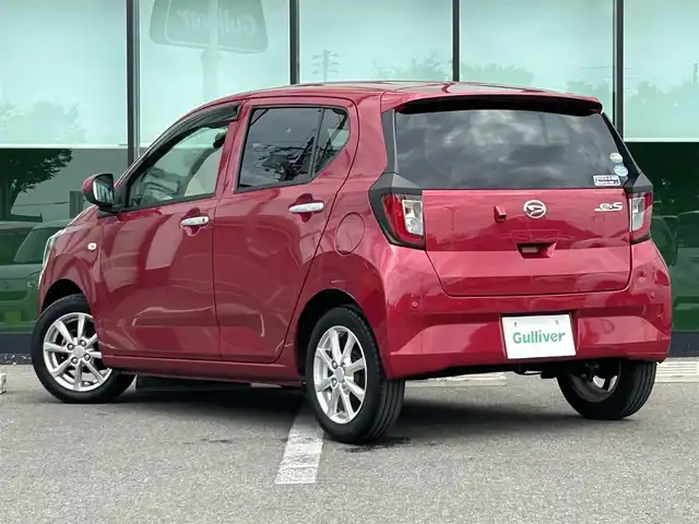 ダイハツ ミラ イース G SAⅢ 和歌山県 2018(平30)年 1.8万km マゼンタベリーマイカM 社外7インチナビ/フルセグTV/バックカメラ/スマートアシスト/コーナーセンサー/前席シートヒーター/ETC/ドライブレコーダー/電動格納ミラー/プッシュスタート/スマートキー/スペアキー/LEDヘッドライト/ヘッドライトレベライザー