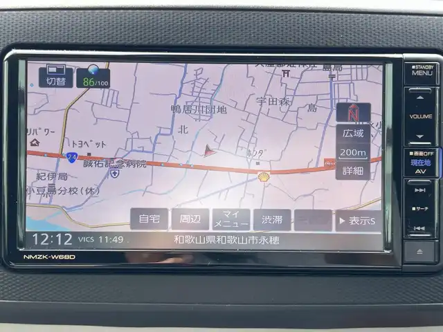 ダイハツ ミラ イース G SAⅢ 和歌山県 2018(平30)年 1.8万km マゼンタベリーマイカM 社外7インチナビ/フルセグTV/バックカメラ/スマートアシスト/コーナーセンサー/前席シートヒーター/ETC/ドライブレコーダー/電動格納ミラー/プッシュスタート/スマートキー/スペアキー/LEDヘッドライト/ヘッドライトレベライザー