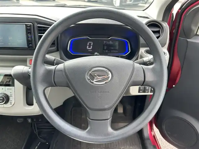 ダイハツ ミラ イース G SAⅢ 和歌山県 2018(平30)年 1.8万km マゼンタベリーマイカM 社外7インチナビ/フルセグTV/バックカメラ/スマートアシスト/コーナーセンサー/前席シートヒーター/ETC/ドライブレコーダー/電動格納ミラー/プッシュスタート/スマートキー/スペアキー/LEDヘッドライト/ヘッドライトレベライザー