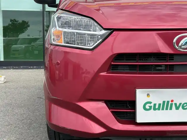 ダイハツ ミラ イース G SAⅢ 和歌山県 2018(平30)年 1.8万km マゼンタベリーマイカM 社外7インチナビ/フルセグTV/バックカメラ/スマートアシスト/コーナーセンサー/前席シートヒーター/ETC/ドライブレコーダー/電動格納ミラー/プッシュスタート/スマートキー/スペアキー/LEDヘッドライト/ヘッドライトレベライザー