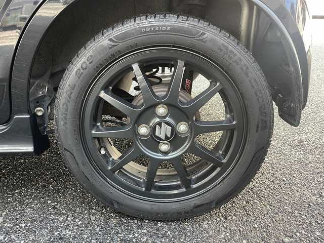 スズキ アルト ワークス 広島県 2016(平28)年 6.6万km ブルーイッシュブラックパール3 /登録時走行距離/　　　　　　　65720キロ/アイドリングストップ/社外ナビ/バックカメラ/地デジ/パドルシフト/ETC/新車時整備手帳/　　【保証書】/取扱説明書/