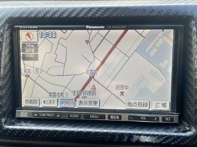 スズキ アルト ワークス 広島県 2016(平28)年 6.6万km ブルーイッシュブラックパール3 /登録時走行距離/　　　　　　　65720キロ/アイドリングストップ/社外ナビ/バックカメラ/地デジ/パドルシフト/ETC/新車時整備手帳/　　【保証書】/取扱説明書/