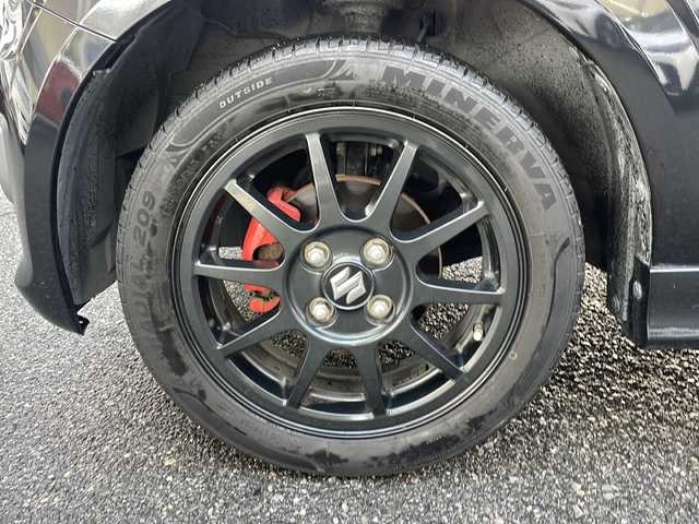 スズキ アルト ワークス 広島県 2016(平28)年 6.6万km ブルーイッシュブラックパール3 /登録時走行距離/　　　　　　　65720キロ/アイドリングストップ/社外ナビ/バックカメラ/地デジ/パドルシフト/ETC/新車時整備手帳/　　【保証書】/取扱説明書/