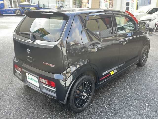 スズキ アルト ワークス 広島県 2016(平28)年 6.6万km ブルーイッシュブラックパール3 /登録時走行距離/　　　　　　　65720キロ/アイドリングストップ/社外ナビ/バックカメラ/地デジ/パドルシフト/ETC/新車時整備手帳/　　【保証書】/取扱説明書/