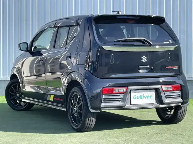 スズキ アルト ワークス 香川県 2016(平28)年 6.6万km ブルーイッシュブラックパール3 パナソニック7型ＳＤナビ【CN-MW250D】/(DVD/FM.AM)/フルセグＴＶ　/バックカメラ　/レカロシート　/革巻きステアリング　/パドルシフト　/純正フロアマット　/純正１５インチアルミホイール　/オートライト　/ＭＴモード付ＡＴ　/ドアバイザー/横滑り防止システム/衝突軽減システム/ＥＴＣ/スマートキー/プッシュスタート