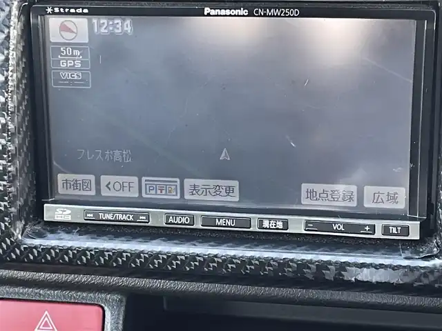 スズキ アルト ワークス 香川県 2016(平28)年 6.6万km ブルーイッシュブラックパール3 パナソニック7型ＳＤナビ【CN-MW250D】/(DVD/FM.AM)/フルセグＴＶ　/バックカメラ　/レカロシート　/革巻きステアリング　/パドルシフト　/純正フロアマット　/純正１５インチアルミホイール　/オートライト　/ＭＴモード付ＡＴ　/ドアバイザー/横滑り防止システム/衝突軽減システム/ＥＴＣ/スマートキー/プッシュスタート