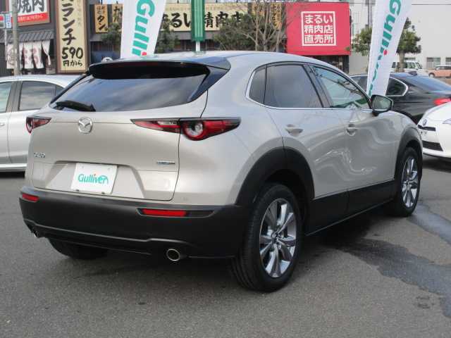 マツダ ＣＸ－３０ 20S プロアクティブツーリングセレ 岡山県 2023(令5)年 3.1万km プラチナクォーツメタリック 純正SDナビ/フルセグ/バックカメラ・全周囲カメラ/Bluetooth/ビルトインETC/前後録画ドラレコ/メーカーOPホワイトレザーパッケージ/D席パワーシート/D/N席シートヒーター/ステアリングヒーター/ワイヤレス充電/パワーバックドア/LEDヘッドライト/コーナーセンサー/スマートキー×2/プッシュスタート/i-ACTIVSENSE/　・被害軽減（自動）ブレーキ/　・ペダル踏み間違い時加速抑制装置（前方）/　・車線逸脱警報装置/　・ACC（アダプティブ・クルーズ・コントロール）/　・標識認識機能