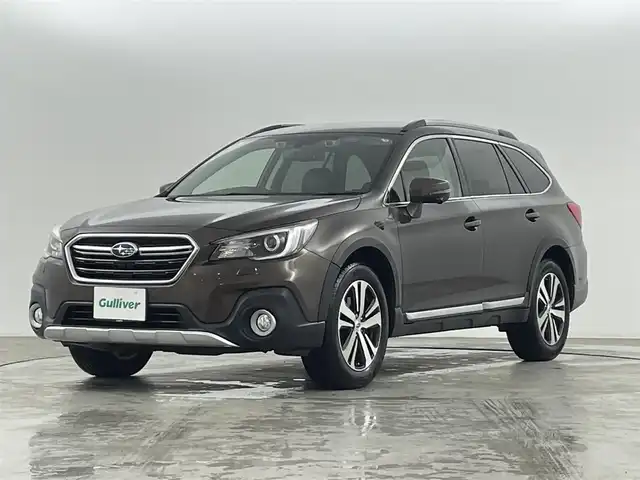 スバル アウトバック リミテッド 福島県 2018(平30)年 5.6万km オークブラウンパール ワンオーナー/純正HDDナビゲーション/【AM/FM/CD/DVD/SD/Bluetooth/フルセグTV/USB】/・ドライブレコーダー/・ETC/ルーフレール/アイサイト/・衝突軽減ブレーキ/・レーンキープアシスト/・レーダークルーズコントロール/・エマージェンシーストップシグナル/4WD/電子パーキングブレーキ/・ブレーキオートホールド/前後コーナーセンサー/LEDヘッドライト/・オートライト/・フロントフォグライト/・リアフォグライト/ダウンヒルアシスト/ステアリングスイッチ/・ステアリングヒーター/運転席＋助手席パワーシート/・全席シートヒーター/アイドリングストップ/プッシュスタート/・スマートキー/・スペアキー